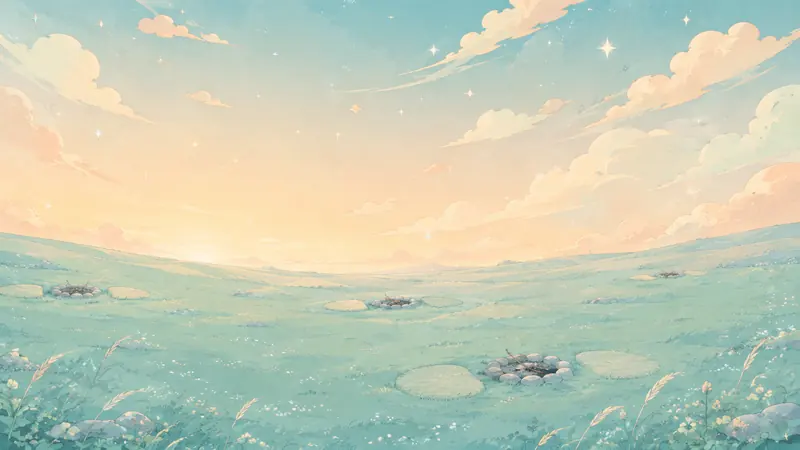 ちるちる野原の風景